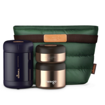 트윙고 마리노 950 보온죽통 도시락세트, 혼합 색상, 4세트