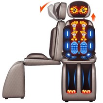 미니 소형 마사지 의자 다리 등 목 안마의자 전신, Zun 톱 버전(브론즈 골드)