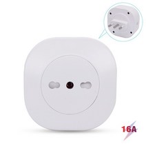 스마트 플러그 스위치 콘센트가리개 diyTuya-와이파이 스마트 플러그 16A /10A 이탈리아어 음성 제어 전원, 01 AC110V 250V, 02 16A  Zigbee