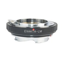 EXA-LM 렌즈 어댑터 링 수동 초점 Aixanta EXAKTA EXA, 01 Black
