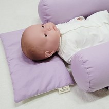 아기베개 태열 모로반사 방지 관리 짱구베개 3D에어매쉬 바이오비드폼 좁쌀, 일반형, 체크/베이지 매쉬화이트