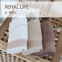 경동타월 40수 코마사 제이드 타월 190g / 5매세트, 백색 5매