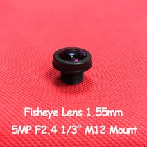 홈CCTV 가정용CCTV 무선CCTV 5메가 픽셀 F2.4 1/3 인치 초광각 194 도 어안 렌즈 1.55mm 4MP OV4869 CCTV, 02 With IR Filter
