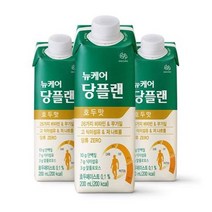 웰라이프 영양보충 뉴케어 당플랜 호두맛 200mlx30팩 1박스 (스마일팩) 고단백 간식 노인식 영양균형식 체중조절, 24set