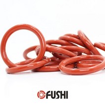오링 CS2.62mm 실리콘 O 링 ID28.24/29.82/31.42/32.99*2.62mm 50PCS O-링 VMQ 개스킷 씰 두께 2.62mm ORing 흰색 빨간색 고무57, ID28.24X2.62mm-Red