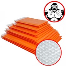 튼튼 봉투 PET안전봉투오렌지 37x45x4cm 1묶음25장 에어캡봉투 안전봉투 택배, 1, 본상품선택