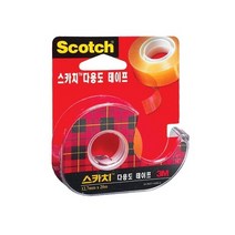 3M 다용도테이프 523D 12mmx30m 투명테이프 스카치테이프 크리스탈테이프 문구용테이프 3M테이프, 상세페이지 참조