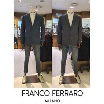 [프랑코페라로] (A0A9401) 캐주얼 프린트 저지 자켓