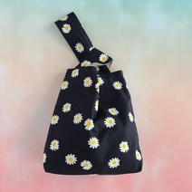 [DIY키트 패키지] (동영상설명) 퀼트손목가방만들기 린넨양면손목가방 봄가방 여름가방 매듭가방 천가방, 미니동백