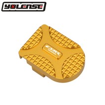 캘리퍼커버 오토바이 액세서리 CNC 브레이크 페달 미끄럼 방지 후면 패드 혼다 CBR650R CBR, 13 Gold-CBR500R