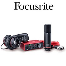 포커스라이트 스칼렛 solo studio 3rd 오디오 인터페이스 (컨덴서마이크+헤드폰 포함)