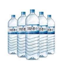 팔도 맑은샘수 무라벨 생수 2L x 36개