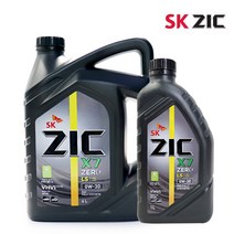 지크제로 ZIC X7 ZERO 0W30 -7L 6L+1L 디젤 가솔린 합성 엔진오일, 지크 X7 제로 0W30  디젤 - 7L (6+1)