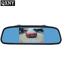 [해외]5 인치 TFT LCD 화면 자동차 모니터 미러 반전 자동 주차 시스템 모니터 2 비디오 입력 HD800480 NTSC PAL 디스플레이, 협동사