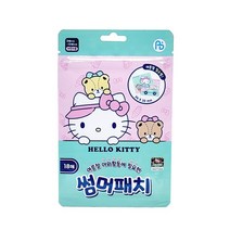 헬로키티 썸머패치 썸머 스티커 18매입 - 3개
