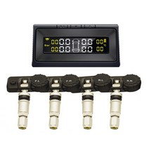 TPMS 타이어 공기압 신제품 TPMS 태양광 자동차 타이어 압력 모니터링 시스템 무선 온도 경고 보안 경보, 01 Internal Sensor