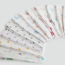 [무루] 소프트 나염 사각 천기저귀 5장(1set)_사과