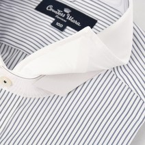 [카운테스마라] 일반핏 수입원단 클레릭스트라이프 긴팔셔츠 CDSP3P3103N0S