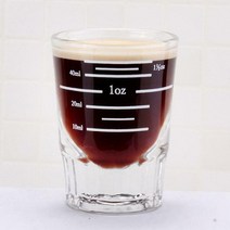 3라인 5라인 에스프레소 샷잔 카페용품 샷글라스, 스퀘어유리샷잔80ml(2.5oz)