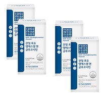 락토테미 관절포유 엠에스엠 앤 글루코사민 무릎 손목 어깨 연골 관절영양제 식이유황 N 아세틸글루코사민 골다공증 발생 감소, 4박스, 700mg/120정