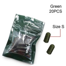 호환 낚시배 바다낚시배요트 부품 20pcs 잉어 태클 잉어 장비 링 스토퍼 비드 피더 회전 링 고무 잉어 액세서리, 20pcs 그린 사이즈 s