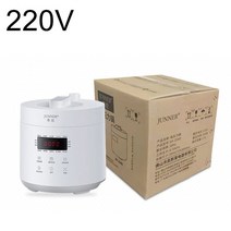 110V 일본식 스마트 밥솥 2.5L 가정용 소형 지능형 전기 압력 220v 붙지 않는 내부 라이너 흰색, 01 White220V_01 2.5L_03 UK