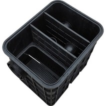 오수받이 냄새 차단 빗물받이 맨홀 PE 정화조 배수, 45cmx35cmx41cm