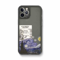 Ins design 반 고흐 Starry Night 유화 전화 케이스 iPhone 13 7 8 11 12 se 2020 mini pro X XS XR MAX Pl, 03 a3_15 iPhone XS MAX