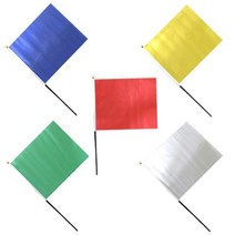 응원깃발 운동회 용품 도구 소품 파티친구사이, 1개, 흰색