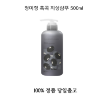 청미정 흑곡 지성샴푸 500ml 청미정지성샴푸 청미정샴푸 흑곡지성샴푸 흑곡샴푸 모공 탈모 지루성 개선 샴푸, 1개