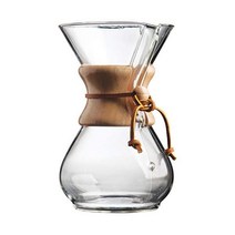 CHEMEX 클래식 시리즈 투명 커피 장부촉 6컵