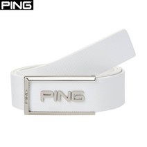 핑 핑(PING) 골프웨어 봄 화이트 남성 각개 로고 장식 벨트 111B1BT804_WH