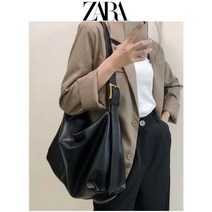 ZARA 가방 2022FW 대용량 레더 여성 토트백 프랑스 유럽스타일 대형 쇼퍼백 2종