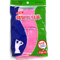 정준산업 때르메스 때밀이타올 떼르메스 등때밀이, 1개, 핑크