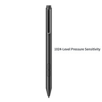 Microsoft 서피스 호환용 Pro8/9 Go 2 용 표면 펜 스타일러스 펜 팜 리젝션 1024/4096 압력 감도 MPP1.51/, 한개옵션1, 03 F94S-Black