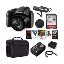 파나소닉 Lumix DC-FZ80 4K 디지털 카메라 18.1 메가픽셀 60x 줌 20-1200mm 렌즈 번들 with Bag 32GB SD 카드 코어l PC 포토 Edit