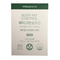 바이탈뷰티 메타그린 슬림업 리필 420mg x180정, 1개, 상세페이지 참조