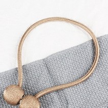 커튼 고정 끈 예쁜 커텐 자석 집게 홀더 레일커튼 커튼레일 레일, 딥그레이