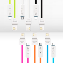 [KT알파쇼핑]칼론 FASHION OTG DOUBLE USB 충전데이터 5핀 케이블, 칼론 FASHION OTG DOUBLE USB 케이블 핑크