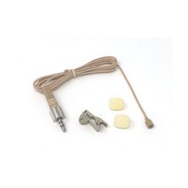 Generic 젠하이저용 3.5mm 나사 잠금 스테레오 플러그가 있는 베이지 라발리에 라펠 마이크 129669