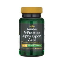 Swanson 이중 강도 R-Fraction 알파 리포산 100 밀리그램 60 캡슐