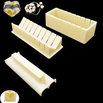 다테마끼발 계란말이발 김밥메이커 3pcs 스시 메이커 쌀 금형 일본 다기능 금형 장갑, 3P 하트, 3개