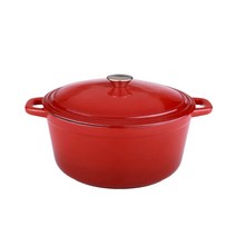 버그호프 네오 타원형 코브 더치 오븐 주철 양수냄비, Red, 4.7L