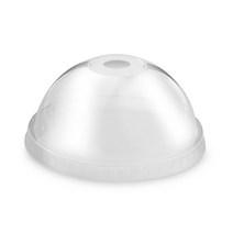 92파이 돔형 리드 페트컵 뚜껑, 1줄, 100개