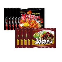 삼양 짜짜로니5개 + 불닭볶음면5개, 1개