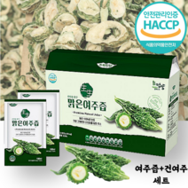 여주즙 엑기스 농축액 추출액 건여주 말린 건조 차 생여주 쓴맛줄인 맑은 진액 발효 추출물 국내산 100% 여주 21포 200g 100 ml, 맑은 여주즙 100ml  21포 1박스