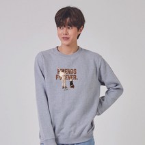 키밍 아이와 개 강아지 친구 맨투맨 후드티