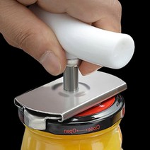 재미월드 여성용 손잡이방식 양념통 잼통뚜껑 열기 간편오프너 2개세트, 화이트 2p세트