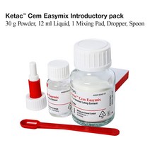 치과 Ketac Cem 시멘트 3M ESPE Easymix Luting 액체 및 분말 크라운 브릿지 포스트 접착제 본딩 재료, 01 One Set