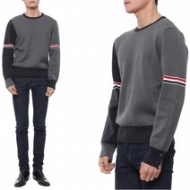 [톰브라운] 23SS 남성 삼선 암밴드 펀믹스 니트 (MKA326F Y3007 982 23S)